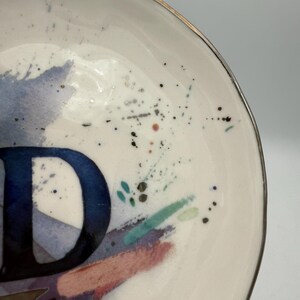 Anthropologie Artist Series Trinket Dish by Emily Jeffords – Letter D - Father's Day Gift bild 5