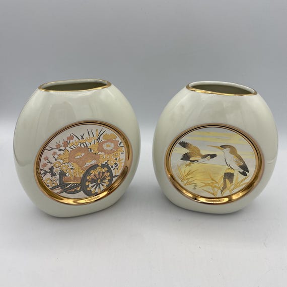 工芸品 CHOKIN ART 24KT The Art of Chokin 24 K Gold Plate Japan 7 3/4 