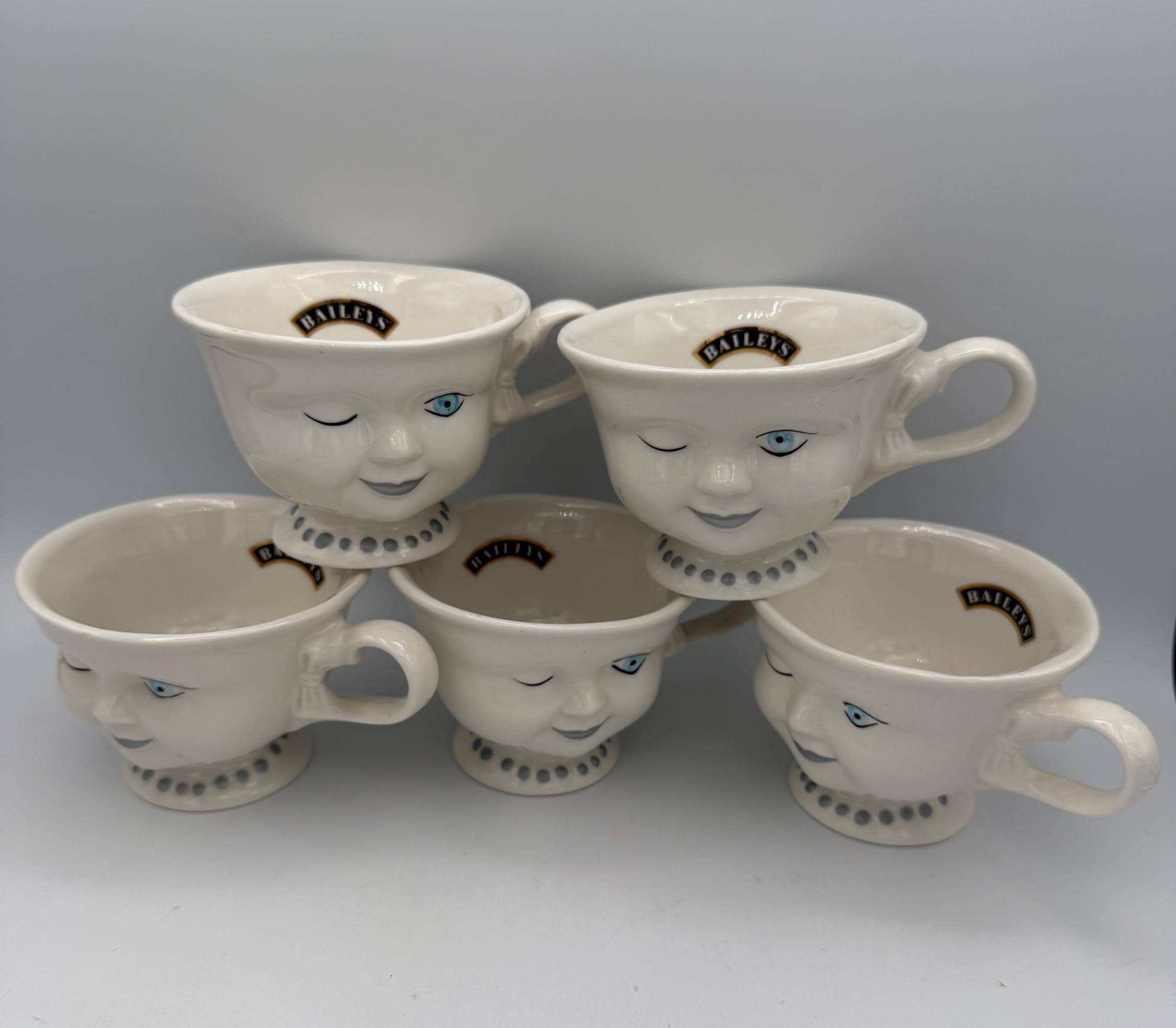 Vintage Baileys Irish Cream Teacups – Set of 5 – Helen Hunt Signature ...
