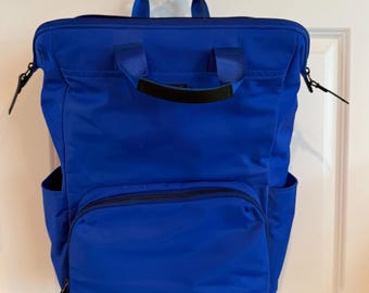 Tumi Isabelle Backpack | Cobalt Blue Nylon Laptop Bag