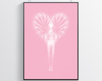 Aura / Poster vintage / Poster digitale / Home Decor / Wall Decor / Famous Wall Art / Retro Poster / Aura Poster