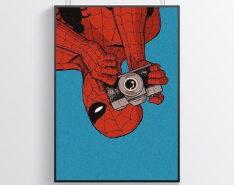 Spider Man Poster | Movie Poster | Series Poster | Digital Poster | Home Decor | Wall Decor | Famous Wall Art | Vintage Poster