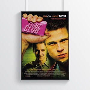 Fight Club Poster | Vintage Poster | Movie Poster | Home Decor | Wall Decor | Famous Wall Art | Retro Poster | Vogue Poster