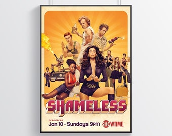 Poster Shameless / Poster di serie TV / Poster di film / Poster di serie / Decorazione per la casa / Decorazione da parete / Arte da parete famosa / Poster vintage