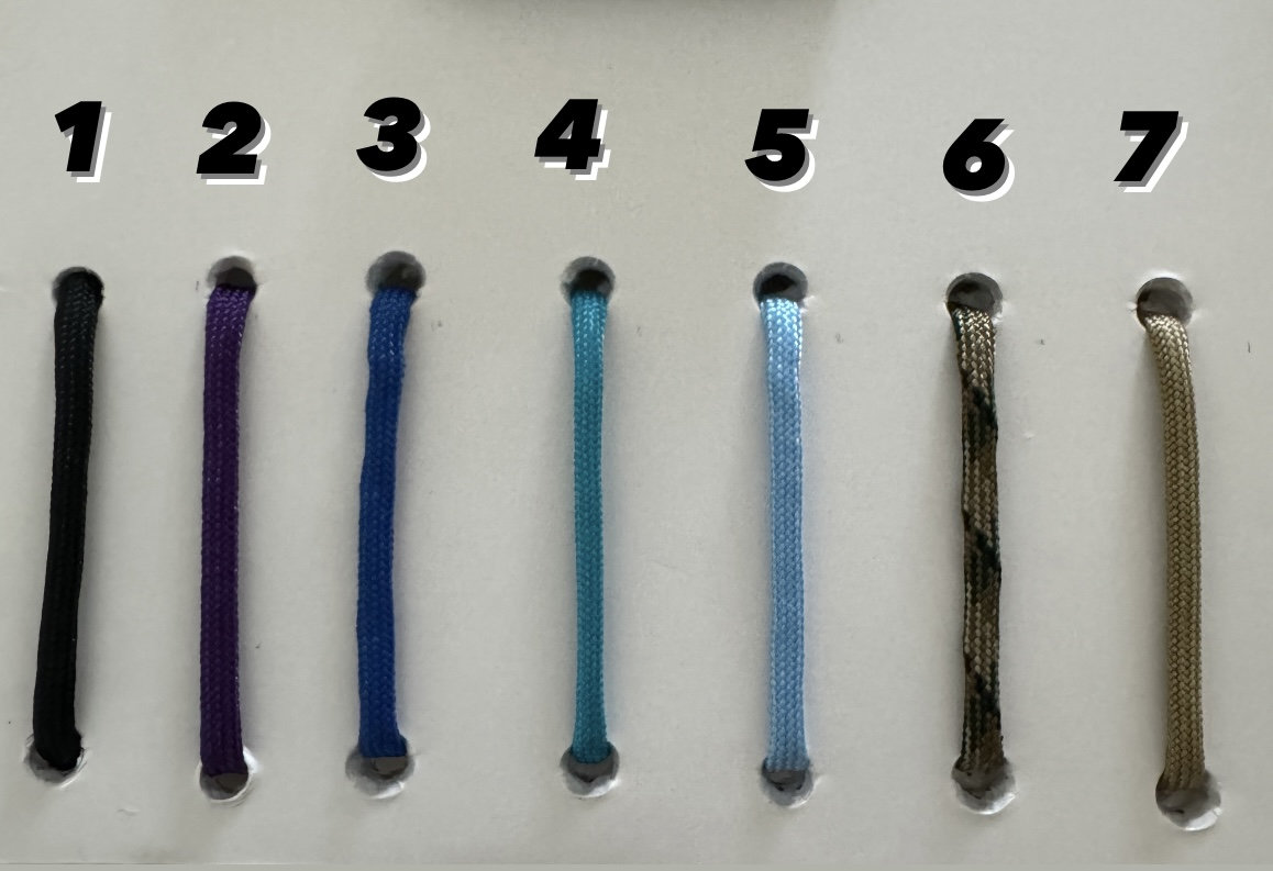 Firefighter SCBA Mask Quickrelease Clip multicolored Paracord Knot Variations Etsy