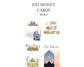 Tarjetas de dinero para el Eid