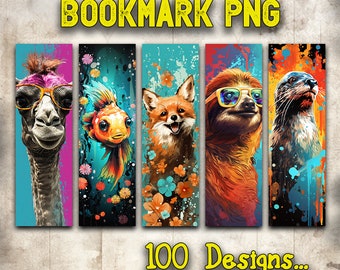 Bookmark Png, Bookmark Bundle, Printable Bookmark Bundle, Bookmark Sublimation Designs, Bookmark Designs For Sublimation