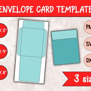 Envelope Card Template, Sublimation Template, Envelope Template, Sublimation Png Dxf Svg, Digital Download