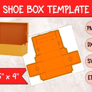 Shoe Box Template Svg, Shoe Box Svg, Sneaker Box Template, Digital Download