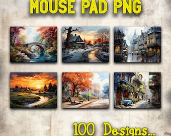 Mouse Pad Sublimation Designs, Png Sublimation Designs, Instant Digital Download Mouse Pad, Nature Mouse Pad Png, Printable Designs