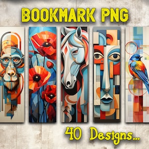 Bookmark Png, Bookmark Bundle, Printable Bookmark Bundle, Bookmark Sublimation Designs, Bookmark Designs For Sublimation
