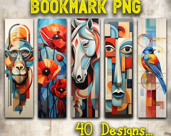 Bookmark Png, Bookmark Bundle, Printable Bookmark Bundle, Bookmark Sublimation Designs, Bookmark Designs For Sublimation