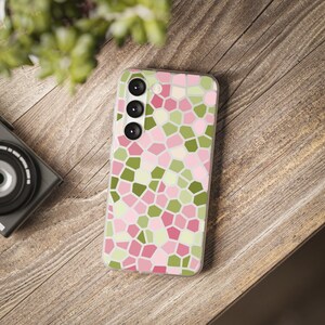 Roses Geometric Design, iPhone Case, Samsung Case, Flexi Case, Geometry, Tessellation, Pattern, Polygon, iPhone 14 13 12 11 X XR 8 Pro Plus