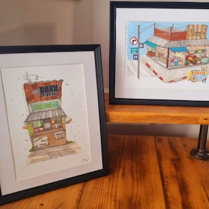 The Philippines - Filipino Shop & Market  - Urban Sketches In Print