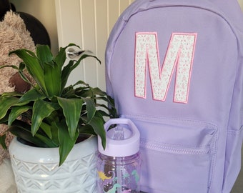 Toddler backpack, Personalised Toddler Girl Backpack, Kids Backpack, Nursery backpack, Flowers Backpack, Toddler Girls Bag