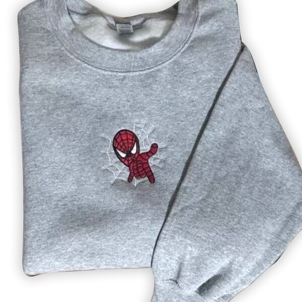 Spiderman Inspired Sweatshirt - Etsy