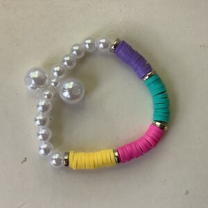Clay bead brecelet