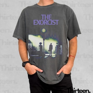the exorcist, exorcist movie shirt, exorcist t-shirt, exorcist 1973, retro horror movie, retro horror merch, 70s movie, cult classic, exorcism, cult shirt, gothic tee, back print, streetwear