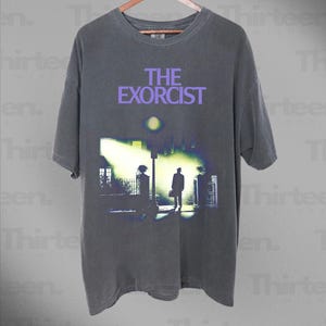 the exorcist, exorcist movie shirt, exorcist t-shirt, exorcist 1973, retro horror movie, retro horror merch, 70s movie, cult classic, exorcism, cult shirt, gothic tee, back print, streetwear