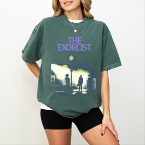 the exorcist, exorcist movie shirt, exorcist t-shirt, exorcist 1973, retro horror movie, retro horror merch, 70s movie, cult classic, exorcism, cult shirt, gothic tee, back print, streetwear