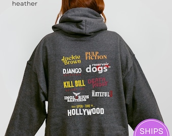 Quentin Tarantino Movie Hoodie: Retro Graphic Sweater