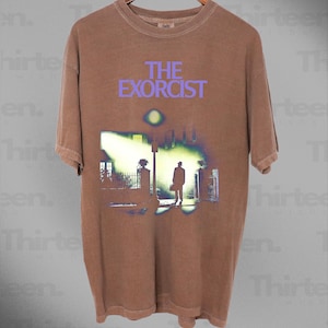 the exorcist, exorcist movie shirt, exorcist t-shirt, exorcist 1973, retro horror movie, retro horror merch, 70s movie, cult classic, exorcism, cult shirt, gothic tee, back print, streetwear