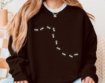Ants Marching Graphic sweater –  Funny Insect Sweatshirt