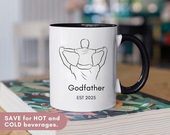 Godfather Proposal Mug, Godparent Gift, New Uncle Ceramic Mug