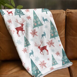 Plush blanket For Christmas for Babies, velveteen plush Blanket for Christmas gift, warm blanket, plush throw blanket, throw blanket couch