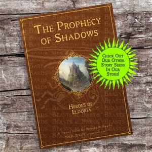 Story Seed - Die Prophezeiung der Schatten | Immersives D & D-Abenteuer PDF - Story, Monster (Überlieferungen + Stats), Mini-Challenge-Rollenspiel-Kampagne zum Ausdrucken