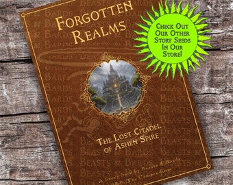 Story Seed - Forgotten Realms / Immersive D&D Adventure PDF - Story, Monster (lore + stats), Mini Challenge RPG Campaign Imprimible