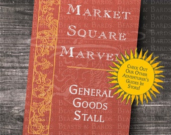 General Goods Stall | Immersive D&D Setting PDF - Store Owner, Common, Uncommon and Rare Items RPG Extra Printable