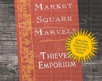 Thieves' Emporium | Immersive D&D Setting PDF - Store Owner, Common, Uncommon and Rare Items RPG Extra Printable