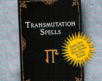 Homebrew Spell Book: Transmutation | Immersive D&D Setting PDF - Stats, Components and How To Cast RPG Extra Printable