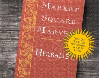 Herbalist | Immersive D&D Setting PDF - Store Owner, Common, Uncommon and Rare Items RPG Extra Printable