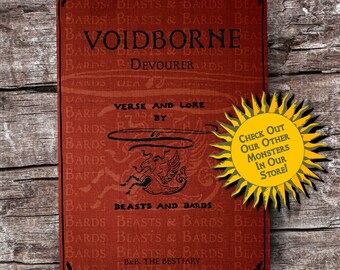 Voidborne Devourer | Homebrew RPG Monster PDF - Includes Crafted Monster Origin Story and Stats | RPG | Campaign | Printable