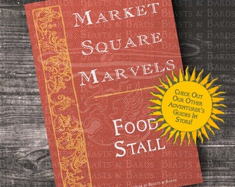 Food Stall | Immersive D&D Setting PDF - Store Owner, Common, Uncommon and Rare Items RPG Extra Printable