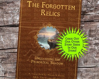 Story Seed - The Forgotten Relics / Immersive D&D Adventure PDF - Story, Monster (lore + stats), Mini Challenge RPG Campaign Imprimible