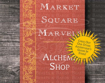 Tienda de alquimia / PDF de configuración inmersiva de D&D: propietario de la tienda, artículos comunes, poco comunes y raros RPG extra imprimible