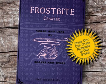Frostbite Crawler | Homebrew RPG Monster PDF - Includes Crafted Monster Origin Story and Stats | RPG | Campaign | Printable