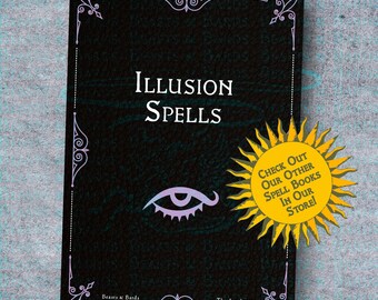 Homebrew Spell Book: Illusion | Immersive D&D Setting PDF - Stats, Components and How To Cast RPG Extra Printable