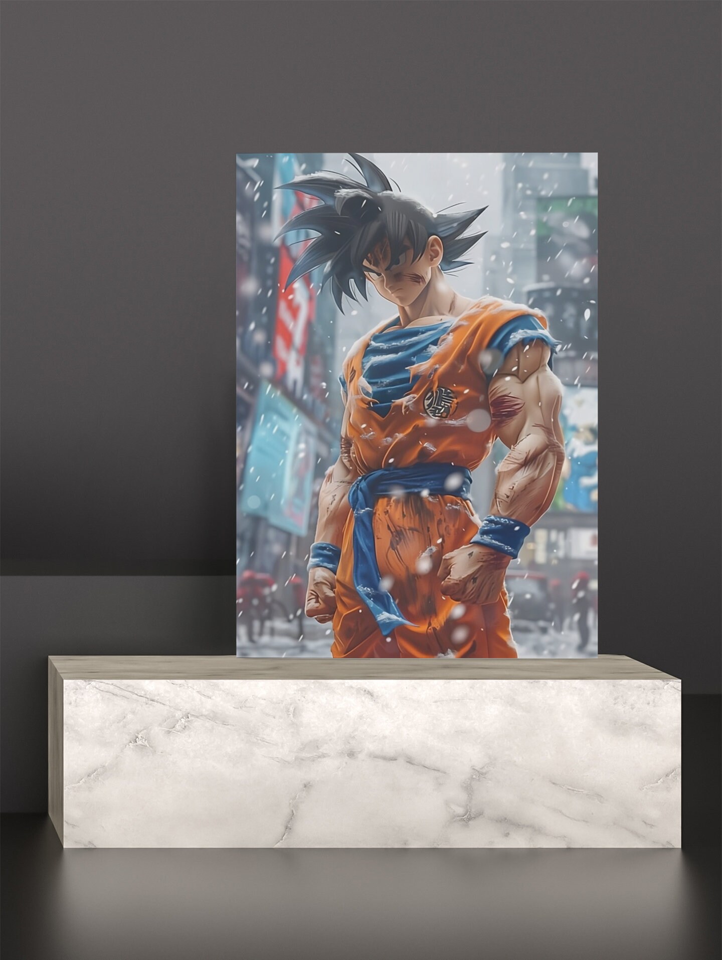 Dragon Ball Z Goku Poster Illustration. - Etsy