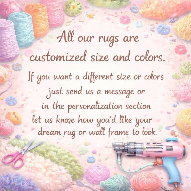 Handmade Tufted Floral Keyboard Rug, Retro Desk Decor - Etsy
