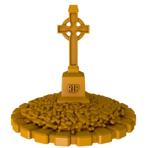 Halloween Tombstone stl file / Halloween Tombstone printer  , Gravestone stl file
