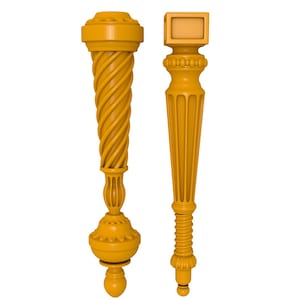Table Legs stl file / printable stl file  Table Legs ,  legs printer , Chair Leg stl file