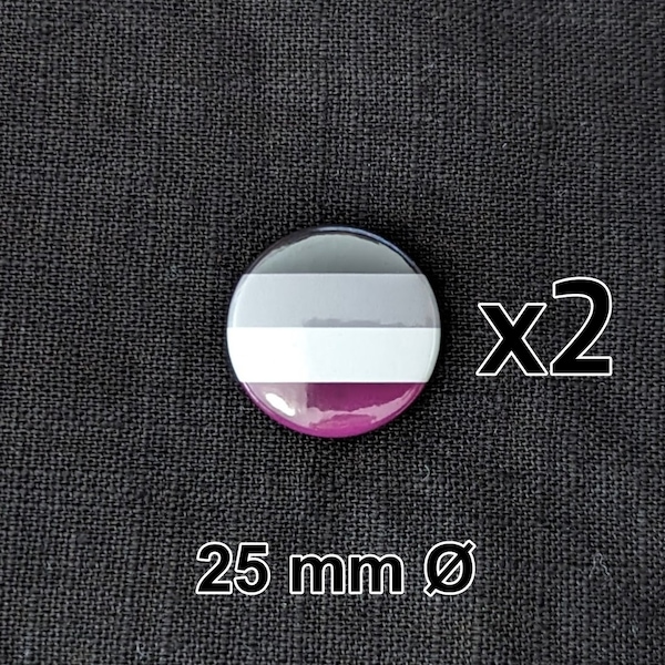Button Asexual Doppelpack | (2er Set)