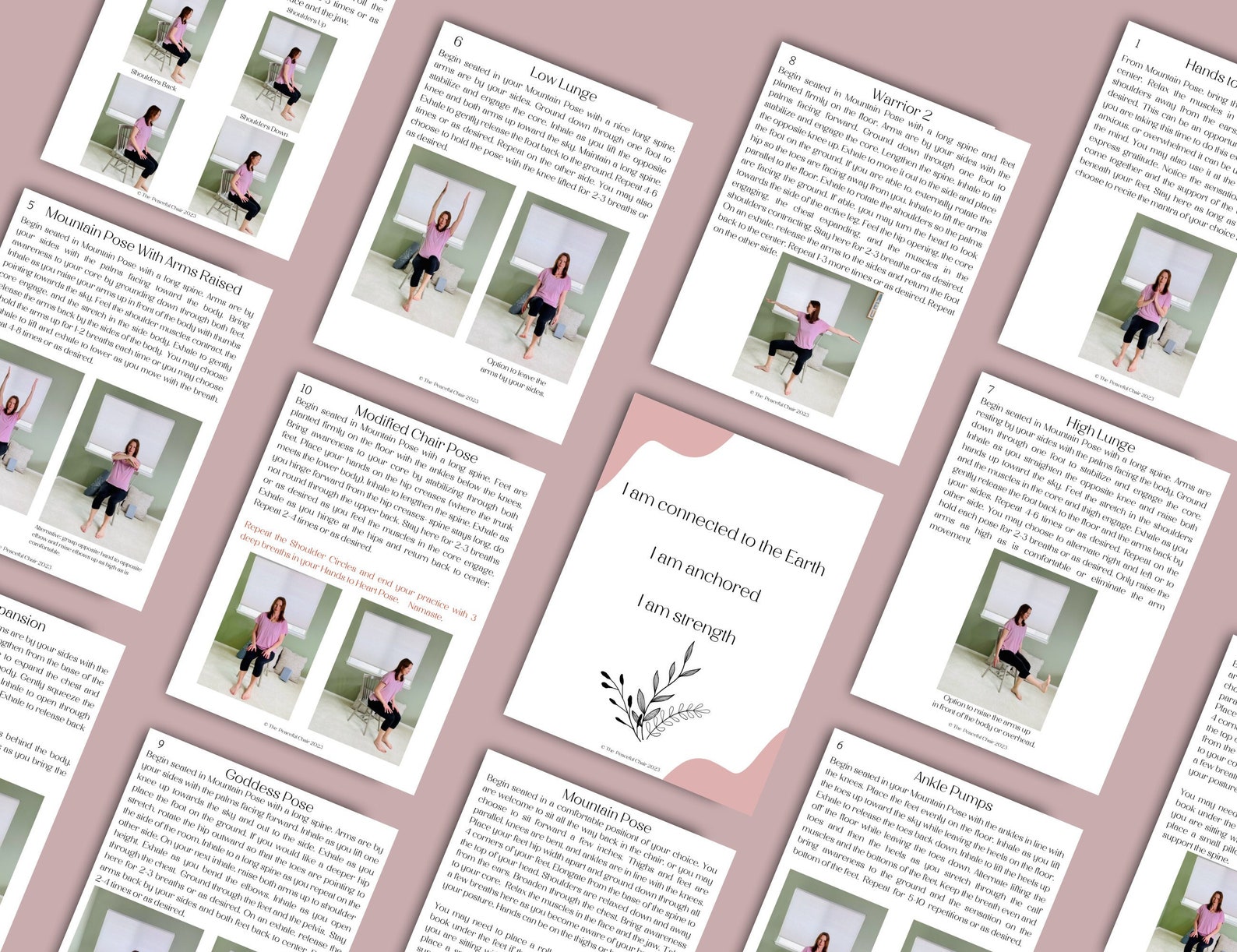 Chair Yoga, Chair Yoga for Grounding, Activity for Seniors, Chair