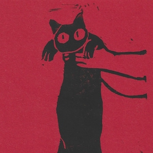 Long Cat - Imprimé bloc