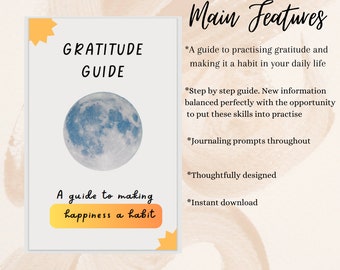 Gratitude Journal | Healing Journal | Mental Health | Anxiety Journal | Therapy Journal | Happiness Journal | Spiritual Journal