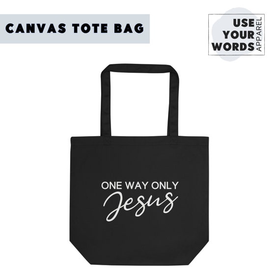 One Way Jesus Tote Bag One Way Jesus Tote Bag